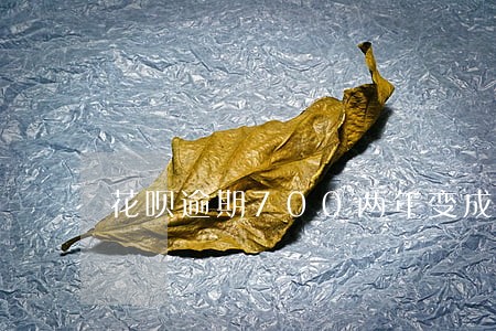 花呗逾期700两年变成多少钱 花呗逾期700两年变成多少钱