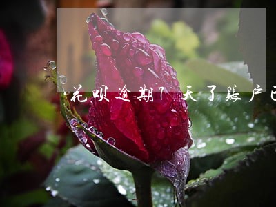 花呗逾期7天了账户已经冻结了 花呗逾期7天了账户已经冻结了