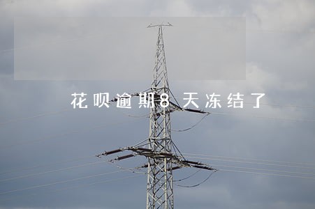 花呗逾期8天冻结了 花呗逾期8天冻结了