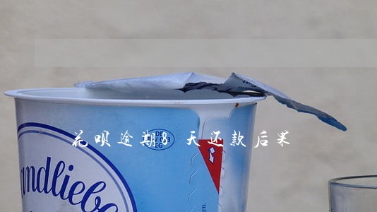 花呗逾期8天还款后果 花呗逾期8天还款后果