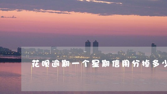 花呗逾期一个星期信用分掉多少