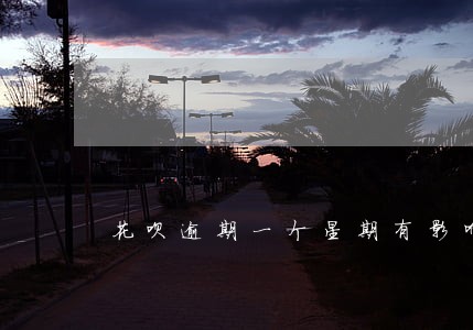 花呗逾期一个星期有影响征信吗 花呗逾期一个星期有影响征信吗