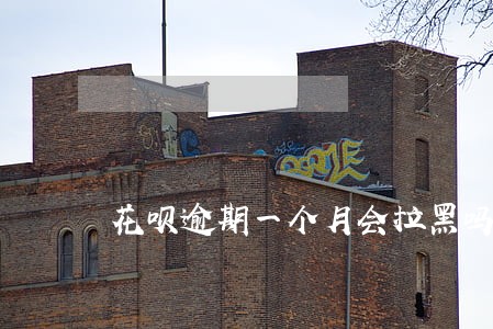花呗逾期一个月会拉黑吗