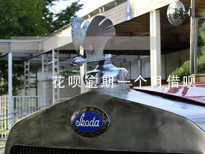 花呗逾期一个月借呗 花呗逾期一个月借呗