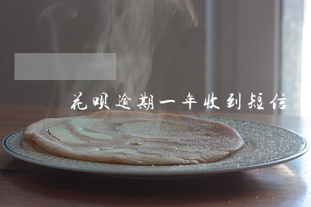 花呗逾期一年收到短信 花呗逾期一年收到短信