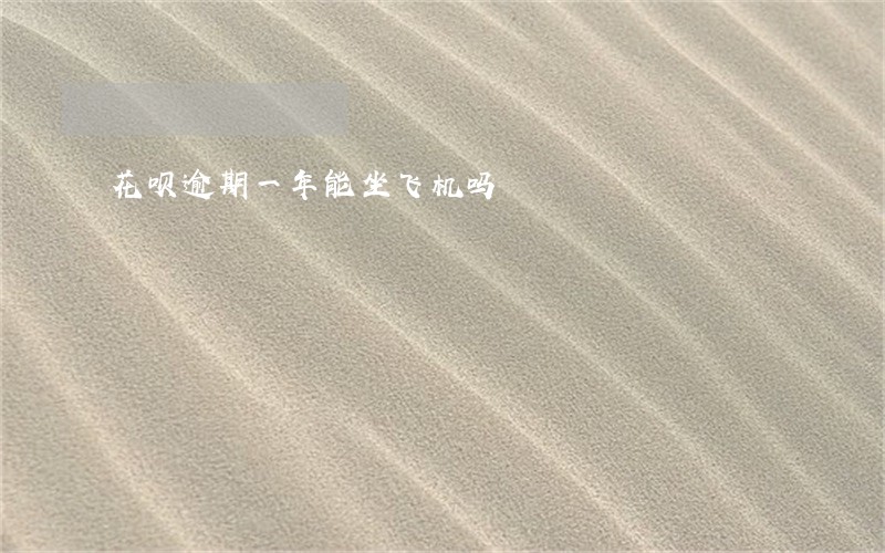 花呗逾期一年能坐飞机吗