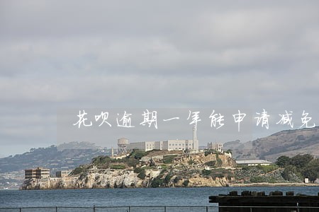 花呗逾期一年能申请减免吗