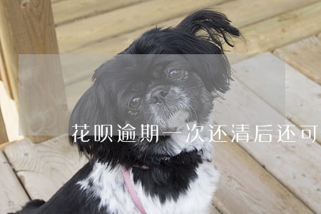 花呗逾期一次还清后还可以用吗 花呗逾期一次还清后还可以用吗