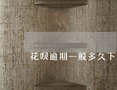 花呗逾期一般多久下款
