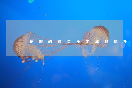 花呗逾期七千半年利息多少 花呗逾期七千半年利息多少