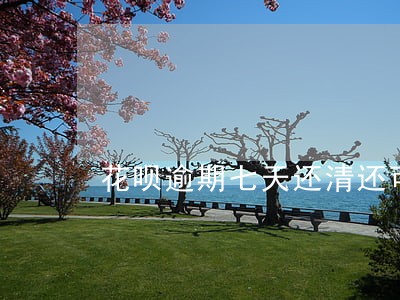 花呗逾期七天还清还可以用吗 花呗逾期七天还清还可以用吗