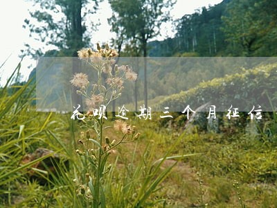 花呗逾期三个月征信 花呗逾期三个月征信
