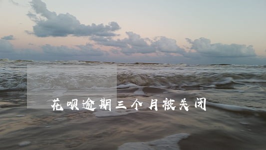 花呗逾期三个月被关闭 花呗逾期三个月被关闭
