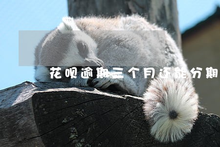 花呗逾期三个月还能分期吗 花呗逾期三个月还能分期吗