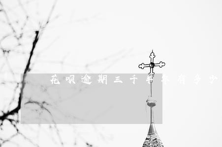 花呗逾期三千半年有多少利息 花呗逾期三千半年有多少利息