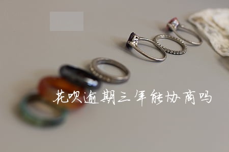 花呗逾期三年能协商吗