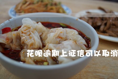 花呗逾期上征信可以取消吗 花呗逾期上征信可以取消吗