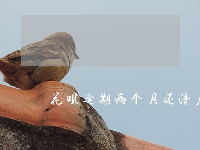 花呗逾期两个月还清后有影响吗 花呗逾期两个月还清后有影响吗