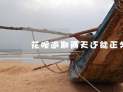 花呗逾期两天还能正常使用吗 花呗逾期两天还能正常使用吗