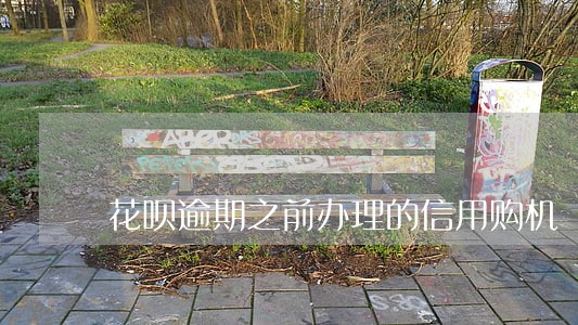 花呗逾期之前办理的信用购机