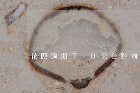 花呗逾期了10天会影响征信嘛 花呗逾期了10天会影响征信嘛