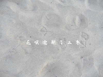 花呗逾期了三年 花呗逾期了三年