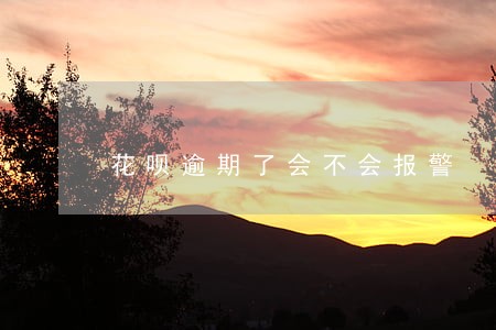 花呗逾期了会不会报警 花呗逾期了会不会报警