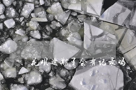 花呗逾期了会有记录吗 花呗逾期了会有记录吗
