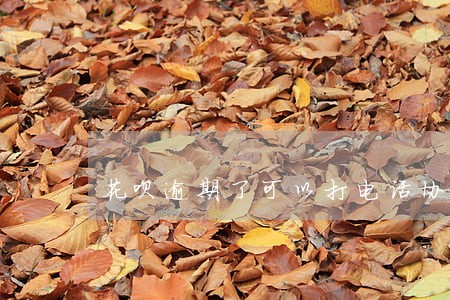 花呗逾期了可以打电话协商吗 花呗逾期了可以打电话协商吗