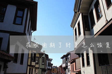 花呗逾期了封了怎么恢复 花呗逾期了封了怎么恢复