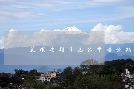 花呗逾期了怎么申请分期