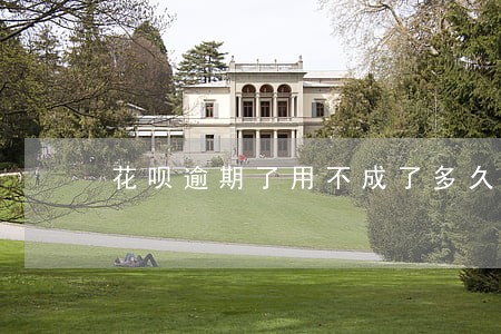 花呗逾期了用不成了多久能恢复 花呗逾期了用不成了多久能恢复