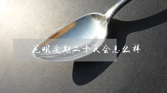 花呗逾期二十天会怎么样 花呗逾期二十天会怎么样