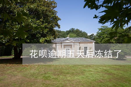 花呗逾期五天后冻结了