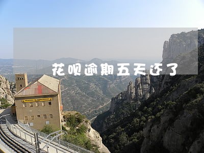 花呗逾期五天还了 花呗逾期五天还了