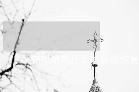 花呗逾期什么时候能恢复的 花呗逾期什么时候能恢复的