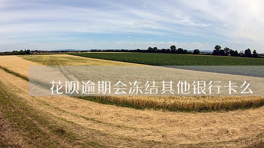 花呗逾期会冻结其他银行卡么