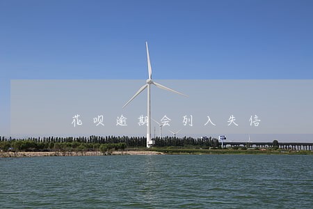 花呗逾期会列入失信 花呗逾期会列入失信