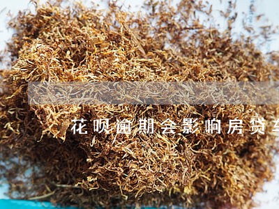 花呗逾期会影响房贷车贷吗 花呗逾期会影响房贷车贷吗