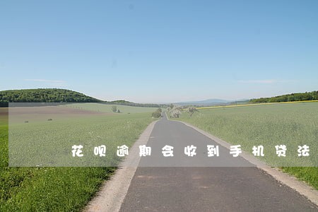花呗逾期会收到手机贷法律通知吗 花呗逾期会收到手机贷法律通知吗