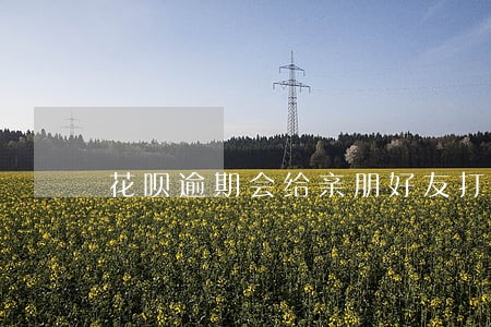 花呗逾期会给亲朋好友打电话吗 花呗逾期会给亲朋好友打电话吗