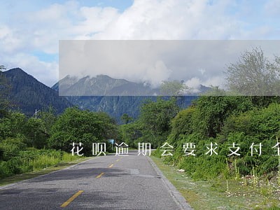 花呗逾期会要求支付全款吗 花呗逾期会要求支付全款吗