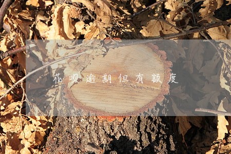 花呗逾期但有额度 花呗逾期但有额度