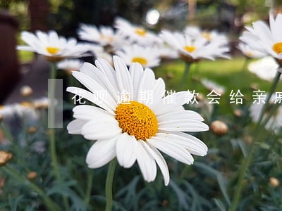 花呗逾期催款会给亲戚打电话吗 花呗逾期催款会给亲戚打电话吗