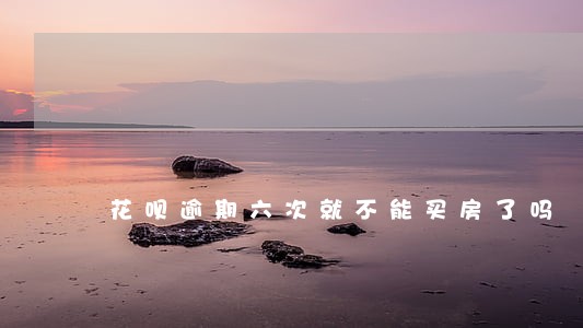 花呗逾期六次就不能买房了吗 花呗逾期六次就不能买房了吗