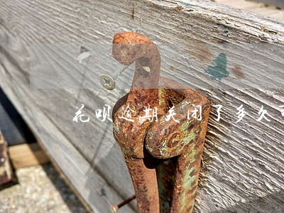 花呗逾期关闭了多久可以恢复 花呗逾期关闭了多久可以恢复