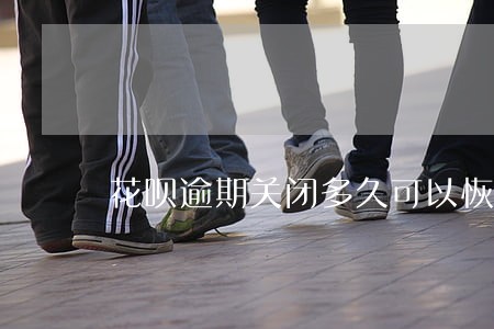 花呗逾期关闭多久可以恢复 花呗逾期关闭多久可以恢复