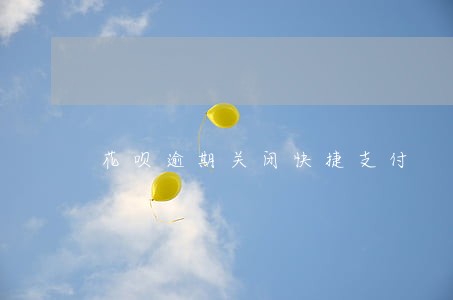 花呗逾期关闭快捷支付 花呗逾期关闭快捷支付