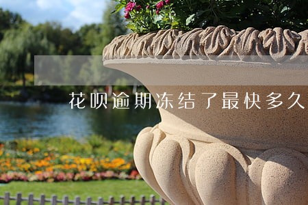 花呗逾期冻结了最快多久开通 花呗逾期冻结了最快多久开通
