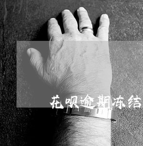 花呗逾期冻结需要多久解冻 花呗逾期冻结需要多久解冻